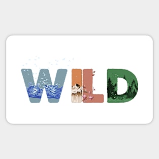 WILD Sticker